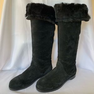 JIMMY CHOO suede black boots Size 9